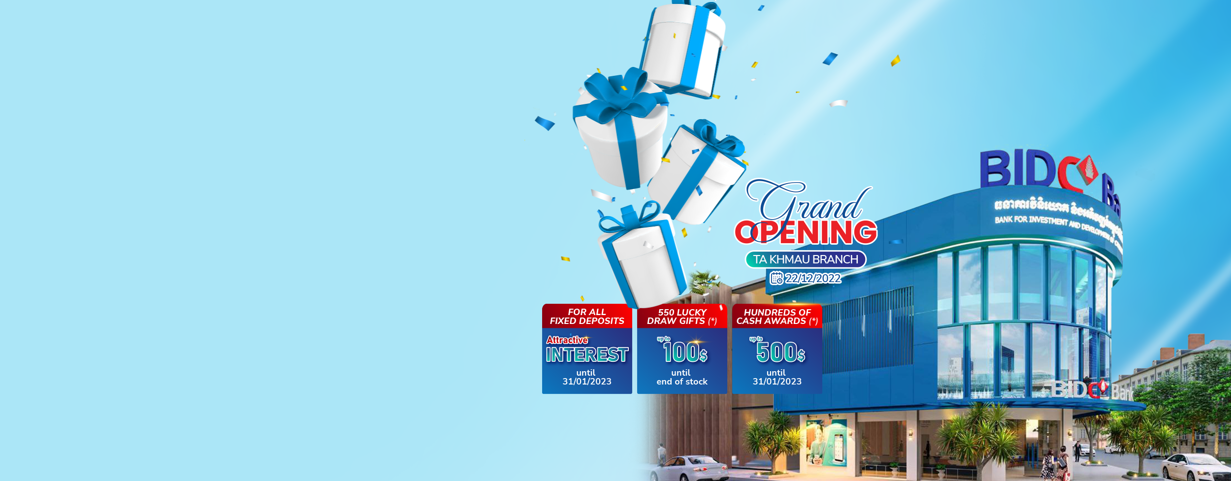 Ta Khmau Grand Opening Promotion